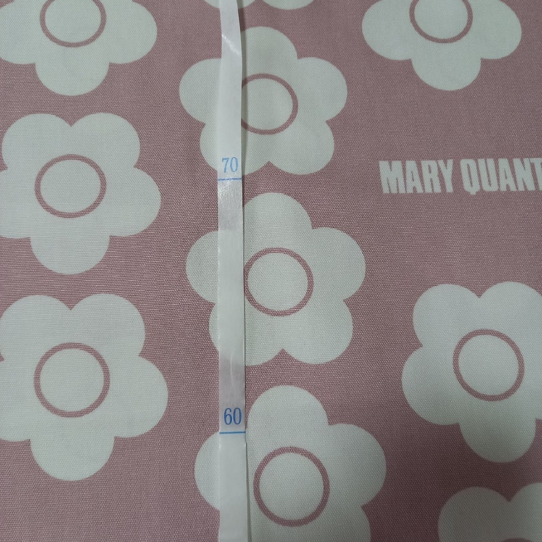 MARY QUANT(マリークワント)のマリークワント生地　MARYQUANT　ピンク　50cm2枚 ミニデイジー　花柄 ハンドメイドの素材/材料(生地/糸)の商品写真