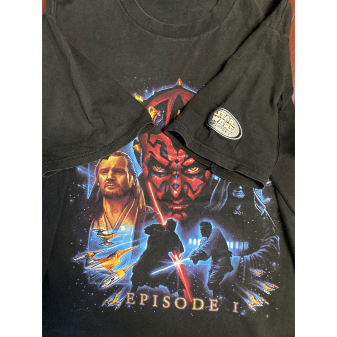 90'S STAR WARS EPISODE 1 Tシャツ ヴィンテージ メンズのトップス(Tシャツ/カットソー(半袖/袖なし))の商品写真