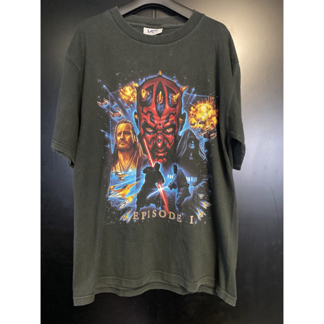 90'S STAR WARS EPISODE 1 Tシャツ ヴィンテージ メンズのトップス(Tシャツ/カットソー(半袖/袖なし))の商品写真