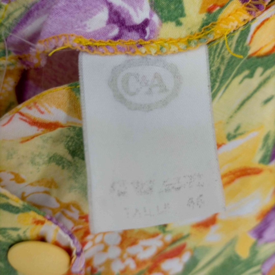 USED古着(ユーズドフルギ) ECLAIRジップ ユーロ 花柄 ワンピース レディースのワンピース(その他)の商品写真