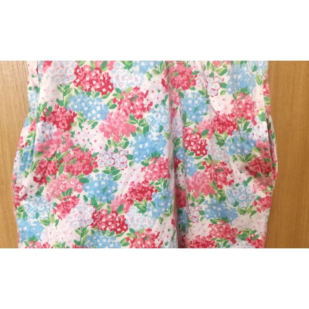 110cm ワンピース　チュニック　ユニクロ　花柄　半袖　夏 キッズ/ベビー/マタニティのキッズ服女の子用(90cm~)(ワンピース)の商品写真