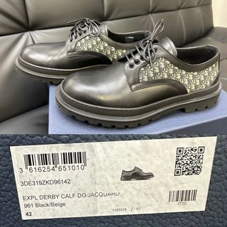 クリスチャンディオール(Christian Dior)のDior Explorer ダービーシューズ　未使用　size42(ドレス/ビジネス)