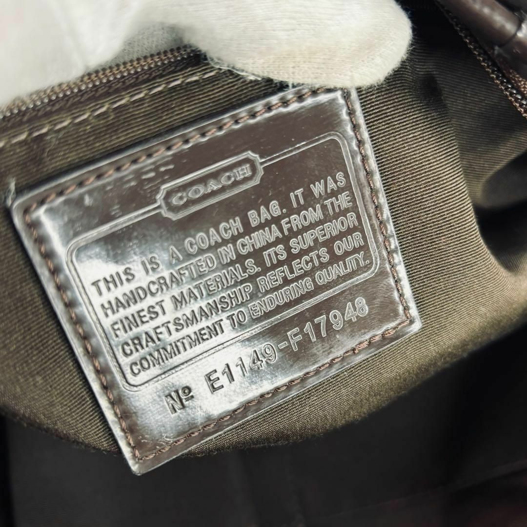 COACH(コーチ)のCOACH　コーチ　シグネチャー　トートバッグ　キャンバス×レザー　A4可 レディースのバッグ(トートバッグ)の商品写真