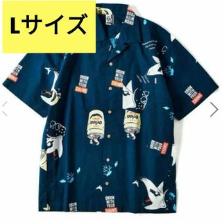 【ラスト一着】新品 オリオンビール × CHUMS アロハ風シャツ Lサイズ(その他)