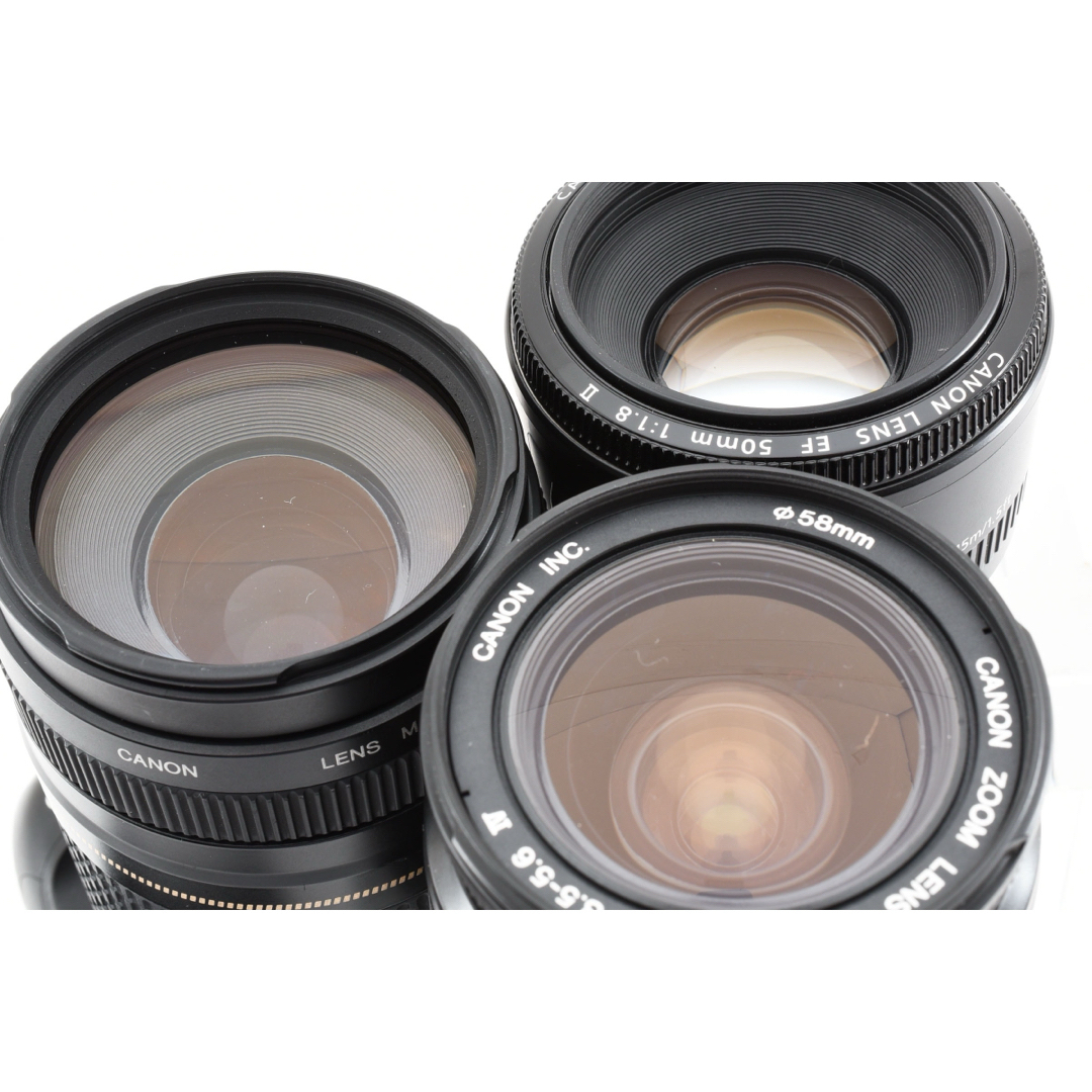 保証付き/動画/Canon EOS 5D Mark IVリプルレンズセット スマホ/家電/カメラのカメラ(デジタル一眼)の商品写真