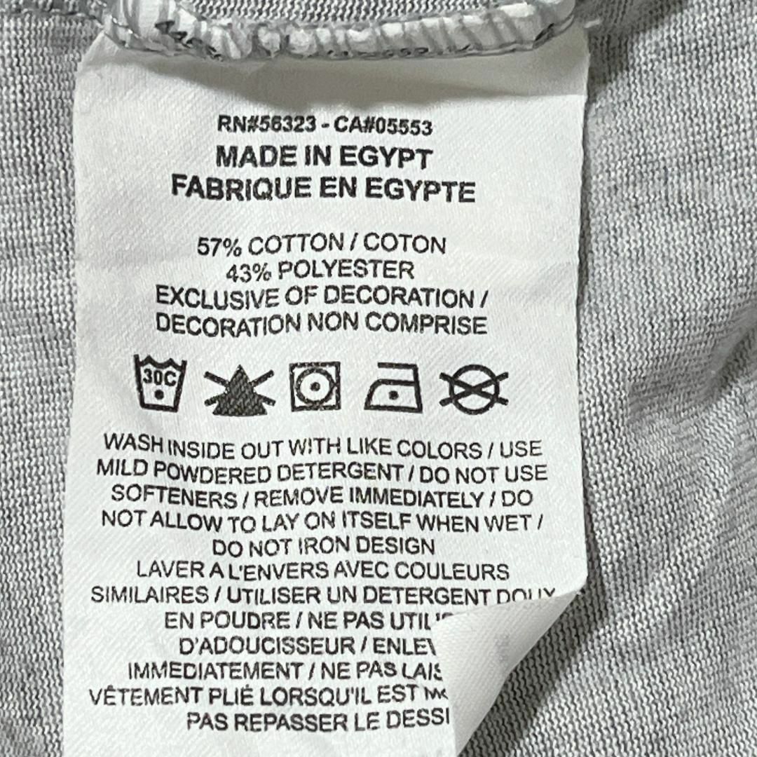 NIKE(ナイキ)のナイキ 半袖Tシャツ ビッグロゴT グレーDRI-FIT 夏物古着 h21 メンズのトップス(Tシャツ/カットソー(半袖/袖なし))の商品写真