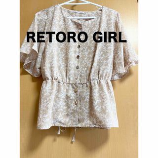 RETRO GIRL - レトロガール　花柄カットソー