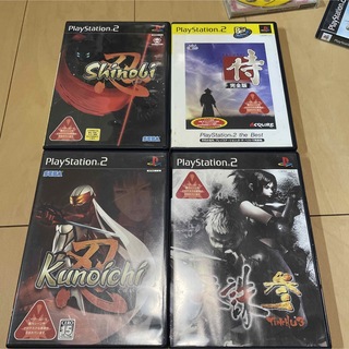 プレイステーション2(PlayStation2)のKunoichi -忍- 忍と侍系PS2ソフト4本セット(家庭用ゲームソフト)