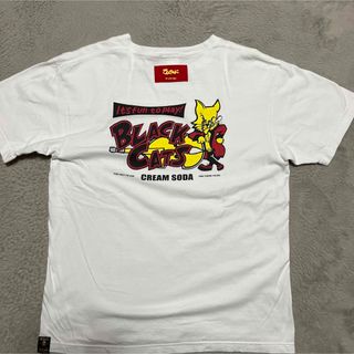 アヴィレックス(AVIREX)のCREAM SODA BLACK CATS PINK DRAGON tシャツ(Tシャツ/カットソー(半袖/袖なし))