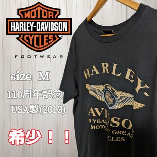 Harley Davidson - ハーレーダビッドソン Tシャツ 110周年記念 アメリカ製 2013