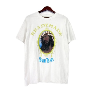 READYMADE - レディメイド READYMADE × デニムティアーズ DENIM TEARS ■ 22SS 【 COTTON WREATH T-SHIRT RE DT ＷＨ 00 00 123 】 コットン ウェザー ジーザス Tシャツ s2974