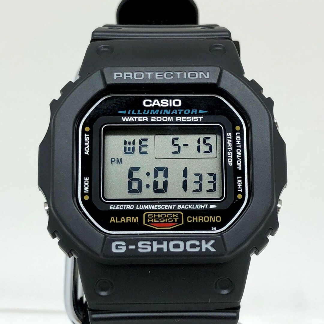 G-SHOCK(ジーショック)のG-SHOCK ジーショック CASIO カシオ 腕時計 DW-5600E-1VER デジタル ブラック 海外モデル ショックレジスト メンズ メンズの時計(腕時計(デジタル))の商品写真