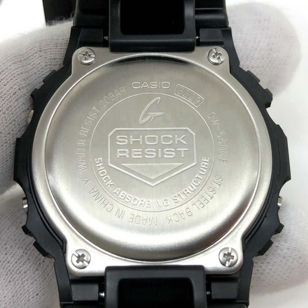 G-SHOCK(ジーショック)のG-SHOCK ジーショック CASIO カシオ 腕時計 DW-5600E-1VER デジタル ブラック 海外モデル ショックレジスト メンズ メンズの時計(腕時計(デジタル))の商品写真