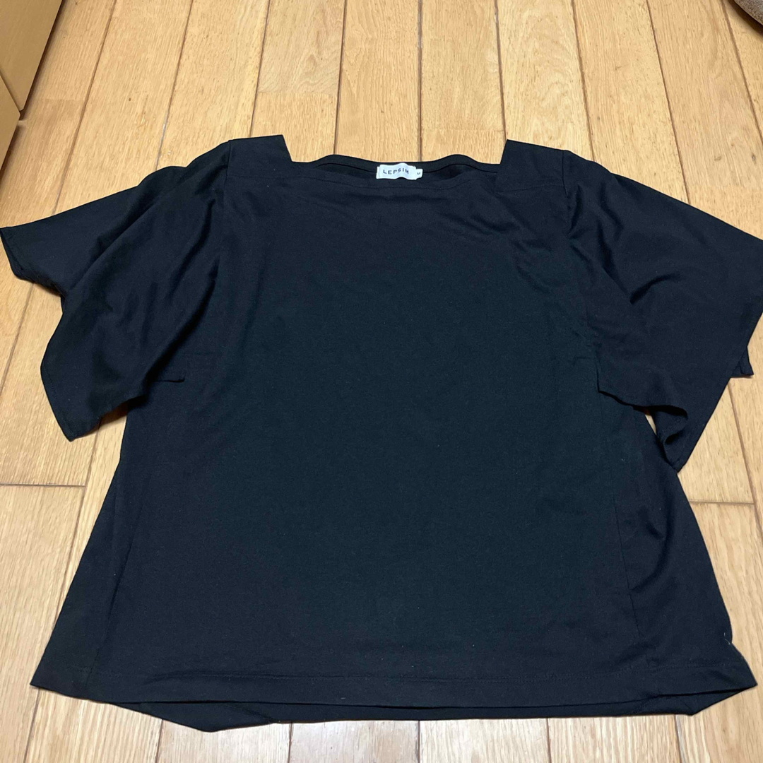 LEPSIM(レプシィム)のレプシム　黒 レディースのトップス(Tシャツ(半袖/袖なし))の商品写真