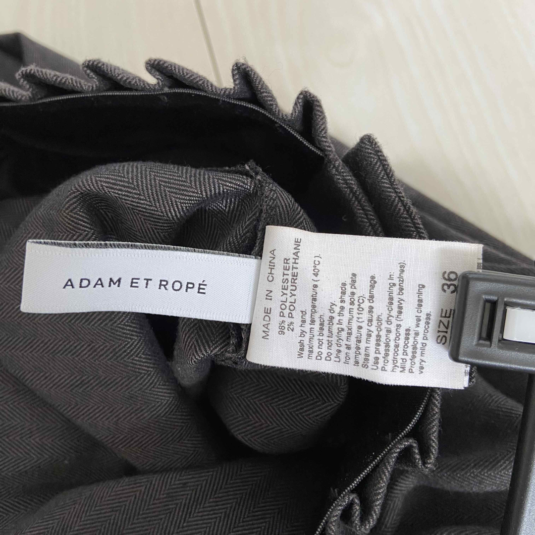 AER ADAM ET ROPE(アダムエロペ)のADAM ET ROPÉ ヘリンボーンハイウエストタイトスカート36 レディースのスカート(ロングスカート)の商品写真