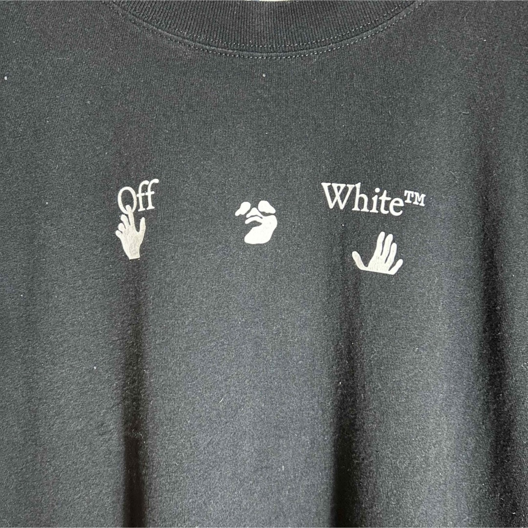 OFF-WHITE(オフホワイト)の【極美品】オフホワイト☆クロスアロー☆タグ付き☆確実正規品　入手困難　XL相当 メンズのトップス(Tシャツ/カットソー(半袖/袖なし))の商品写真