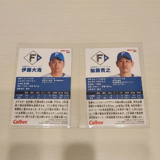 プロ野球チップス2024北海道日本ハムファイターズ加藤貴之伊藤大海(スポーツ選手)