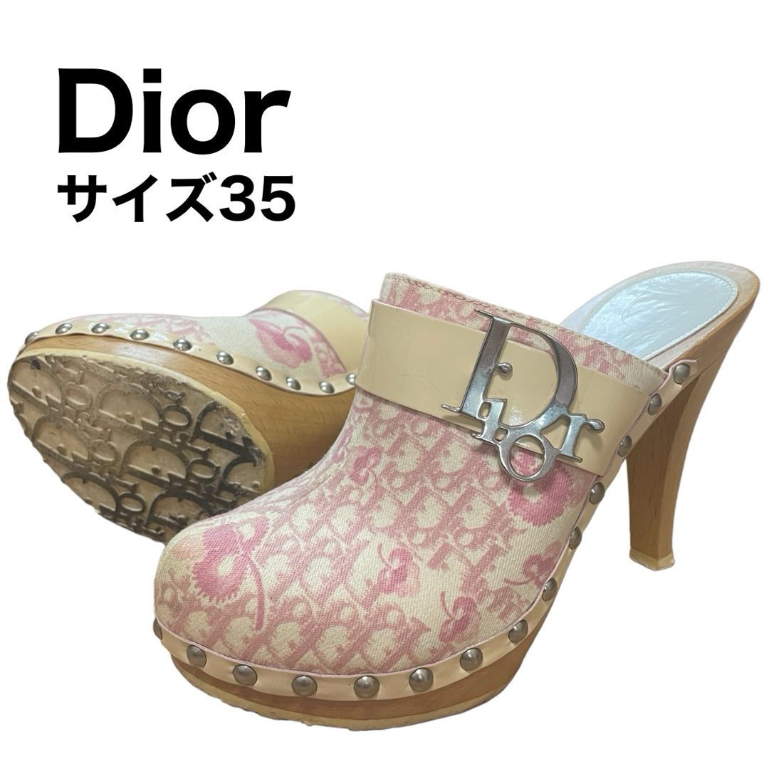 Christian Dior(クリスチャンディオール)のChristian Dior  ガーリー　ブロッサム　トロッター　ブーティ 35 レディースの靴/シューズ(サンダル)の商品写真