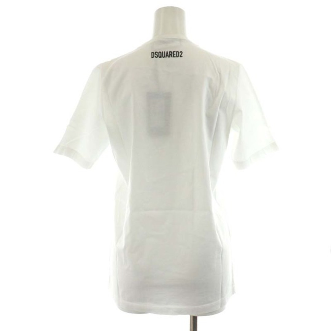 DSQUARED2(ディースクエアード)のディースクエアード ICON DOG Tシャツ カットソー 半袖 白 XXS  レディースのトップス(Tシャツ(半袖/袖なし))の商品写真