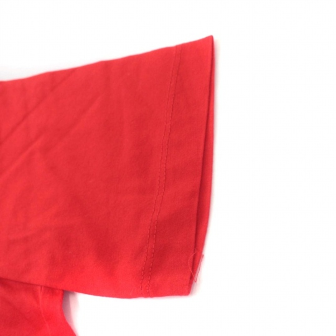 DSQUARED2(ディースクエアード)のディースクエアード ミニロゴ Tシャツ カットソー 半袖 プリント 赤 S レディースのトップス(Tシャツ(半袖/袖なし))の商品写真