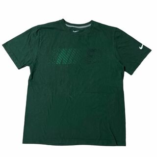ナイキ(NIKE)のNIKE ナイキ 半袖Tシャツ ロゴT グリーン 夏物古着 h23(Tシャツ/カットソー(半袖/袖なし))