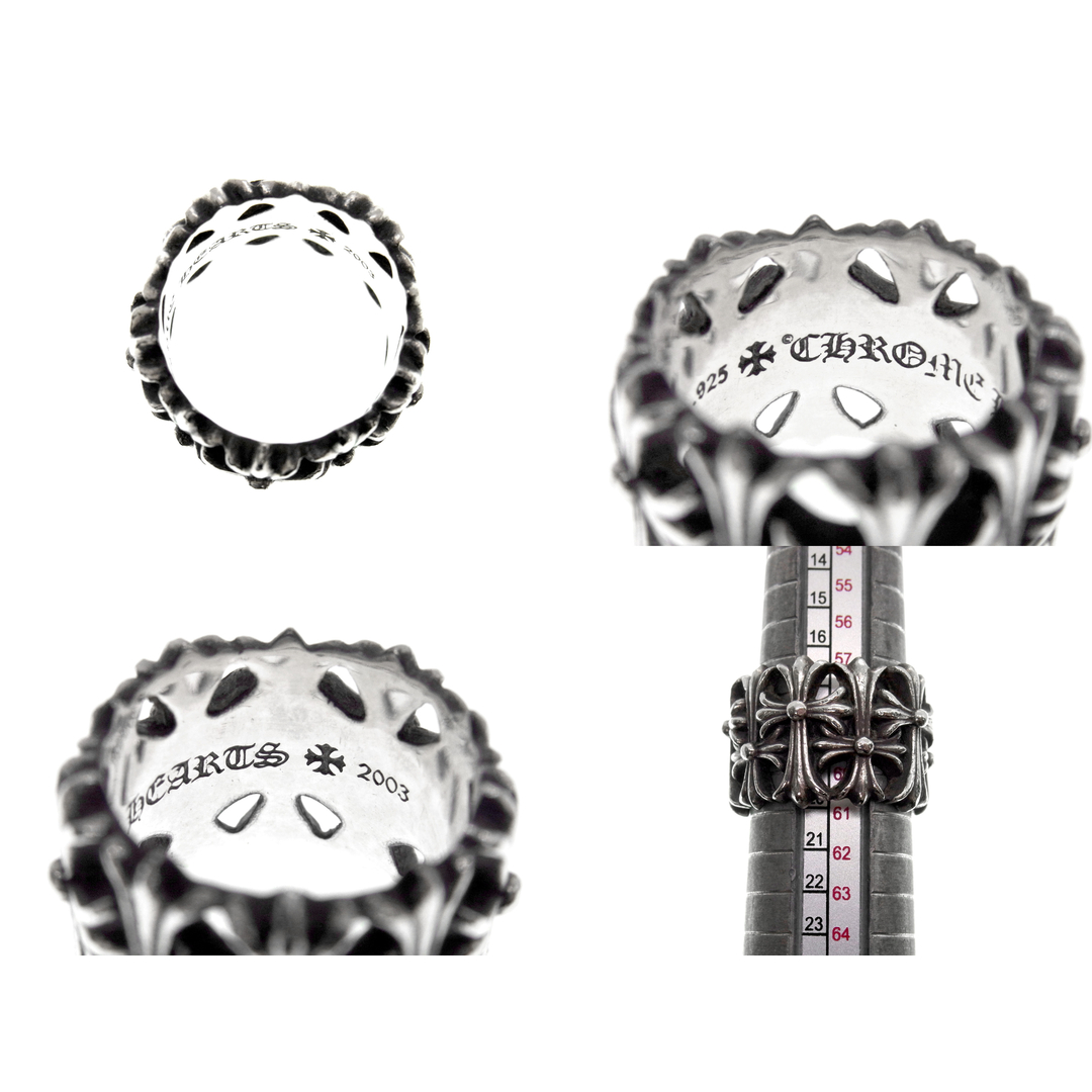 Chrome Hearts(クロムハーツ)のクロムハーツ CHROME HEARTS ■ 【 CEMETERY 】 セメタリー クロス シルバー リング w18992 メンズのアクセサリー(リング(指輪))の商品写真