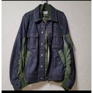 アーペーセー(A.P.C)のsacai A.P.C デニムジャケット(Gジャン/デニムジャケット)