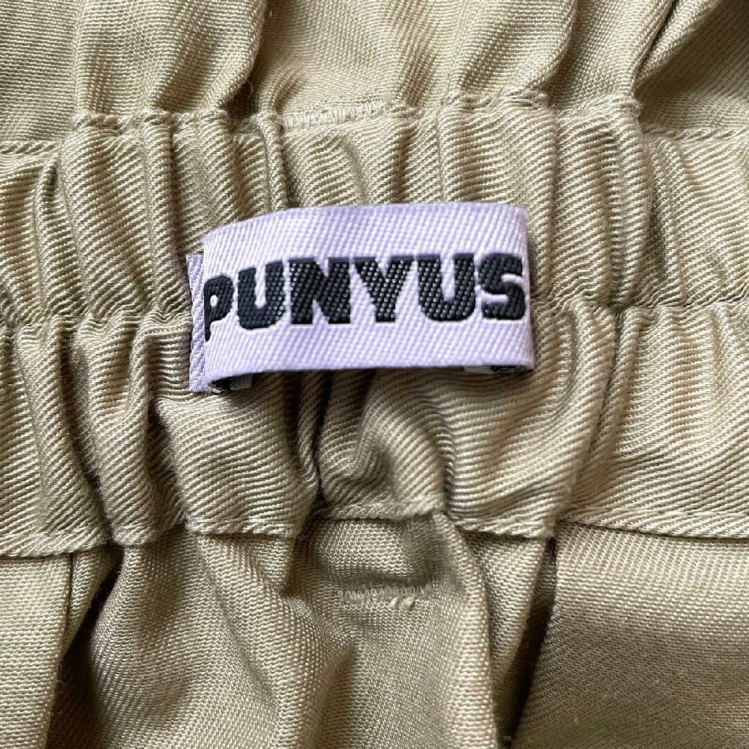 PUNYUS(プニュズ)のPUNYUS  プニュズ  ベルト付きハイウエストスカート　チノスカート レディースのスカート(ロングスカート)の商品写真