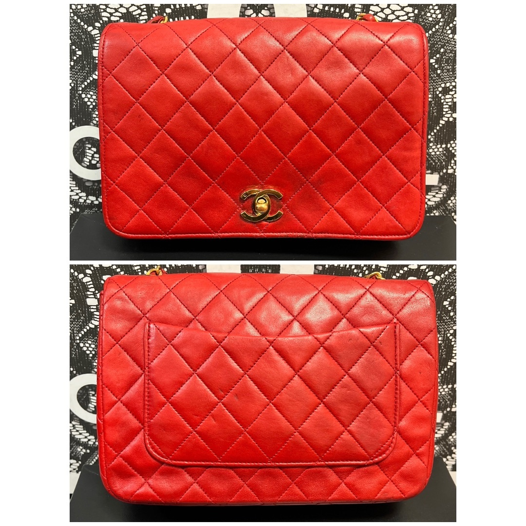 CHANEL(シャネル)の◆◇極上美品 シャネル CHANEL ヴィンテージ マトラッセ シングルフラップ レディースのバッグ(ショルダーバッグ)の商品写真