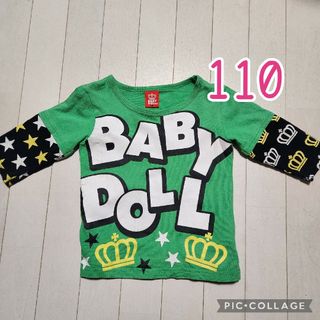 ベビードール(BABYDOLL)のベビードール　110　七分そで　重ね着風(Tシャツ/カットソー)