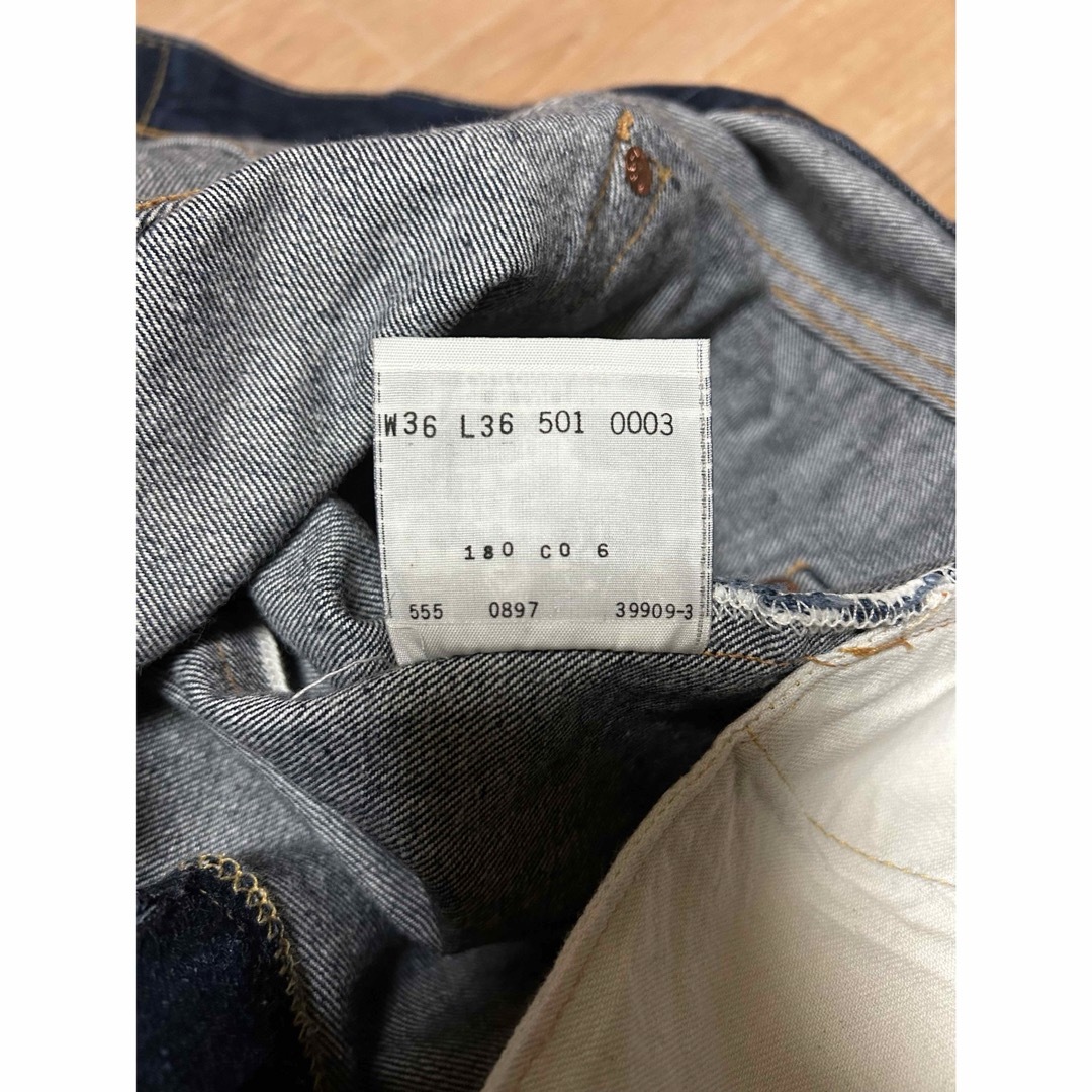 Levi's(リーバイス)の濃紺 90s USA製 Levi's 501XX 復刻 36 バレンシア メンズのパンツ(デニム/ジーンズ)の商品写真