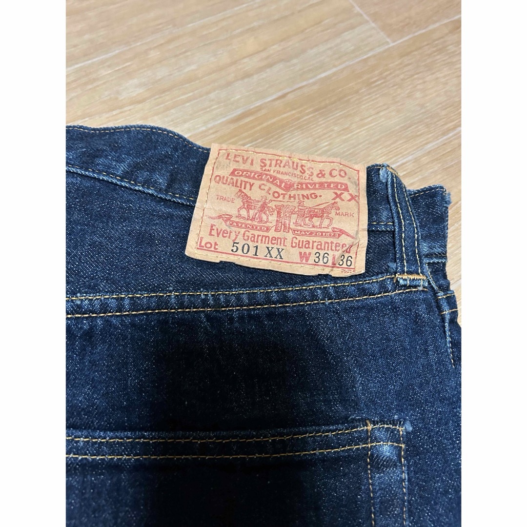 Levi's(リーバイス)の濃紺 90s USA製 Levi's 501XX 復刻 36 バレンシア メンズのパンツ(デニム/ジーンズ)の商品写真