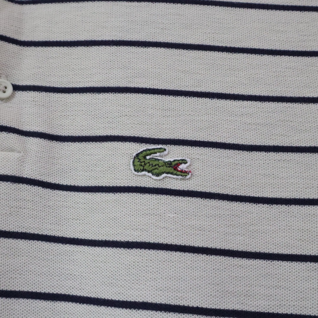 LACOSTE(ラコステ)の【70s〜80s】アイゾッドラコステ／ポロシャツ　糸巻きタグ　青ワニ　ビンテージ メンズのトップス(ポロシャツ)の商品写真