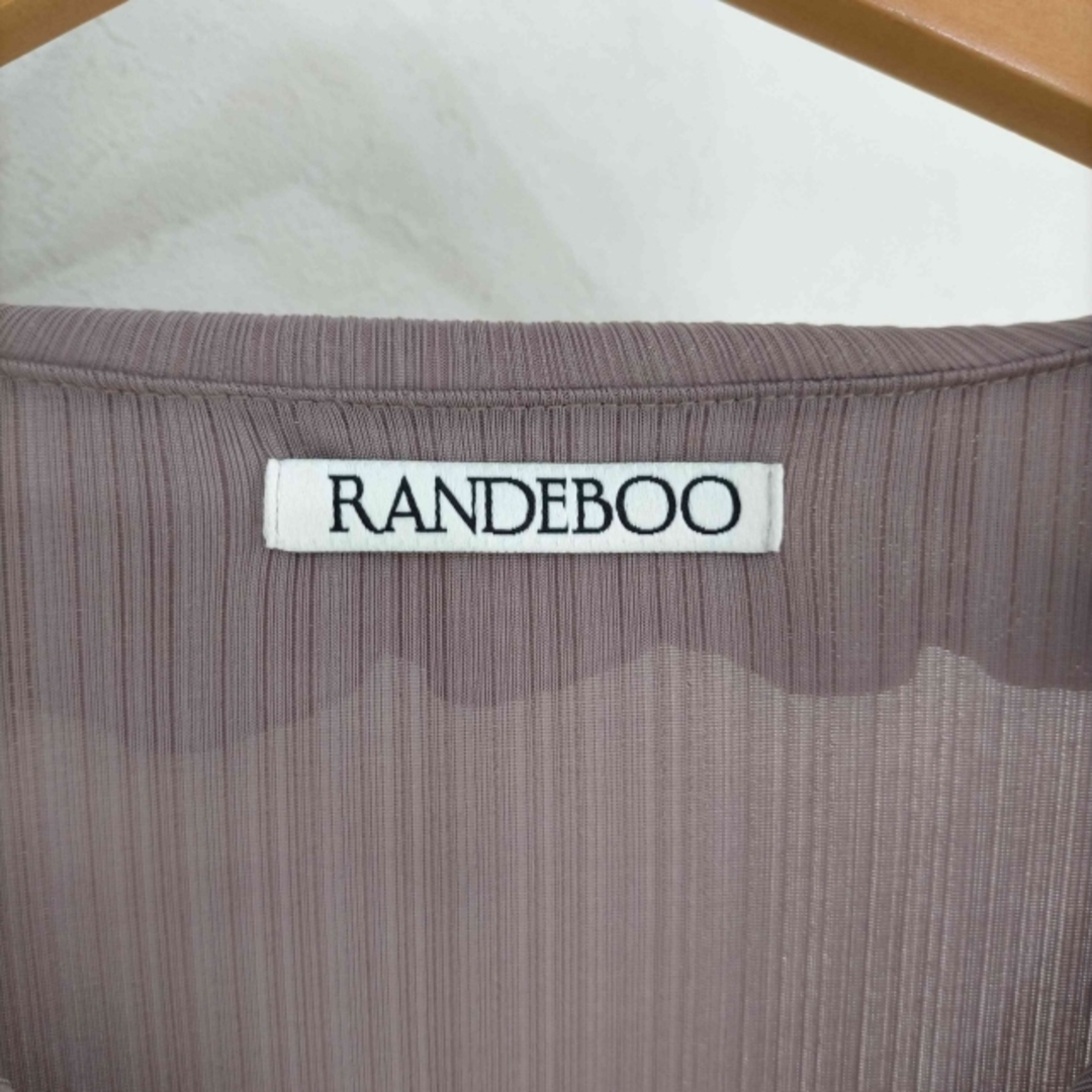 RANDEBOO(ランデブー)のrandeboo(ランデブー) Frill melt top レディース レディースのトップス(シャツ/ブラウス(長袖/七分))の商品写真