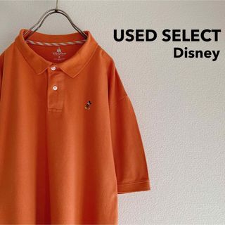 Disney - 古着 “Disney” Polo Shirt / ミッキー ワンポイント刺繍