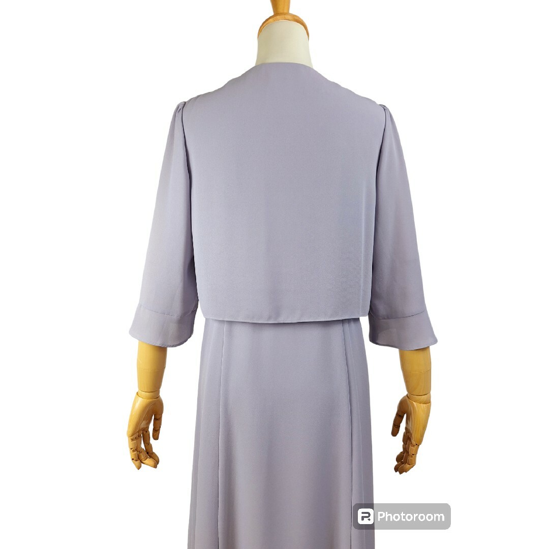 未使用　東京ソワール RIFANNE ラベンダー レディースのフォーマル/ドレス(ミディアムドレス)の商品写真