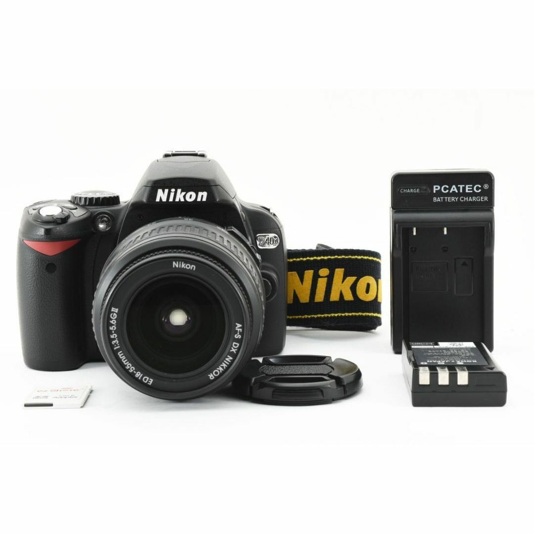 【動作好調】 Nikon ニコン D40X レンズキット デジタル一眼カメラ スマホ/家電/カメラのカメラ(デジタル一眼)の商品写真