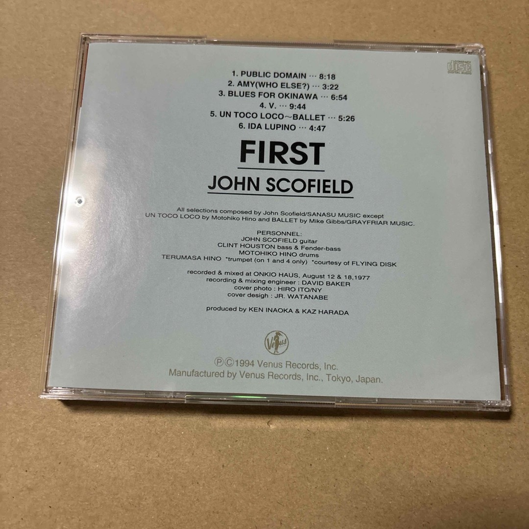 ジョン・スコフィールド/ファースト エンタメ/ホビーのCD(ジャズ)の商品写真