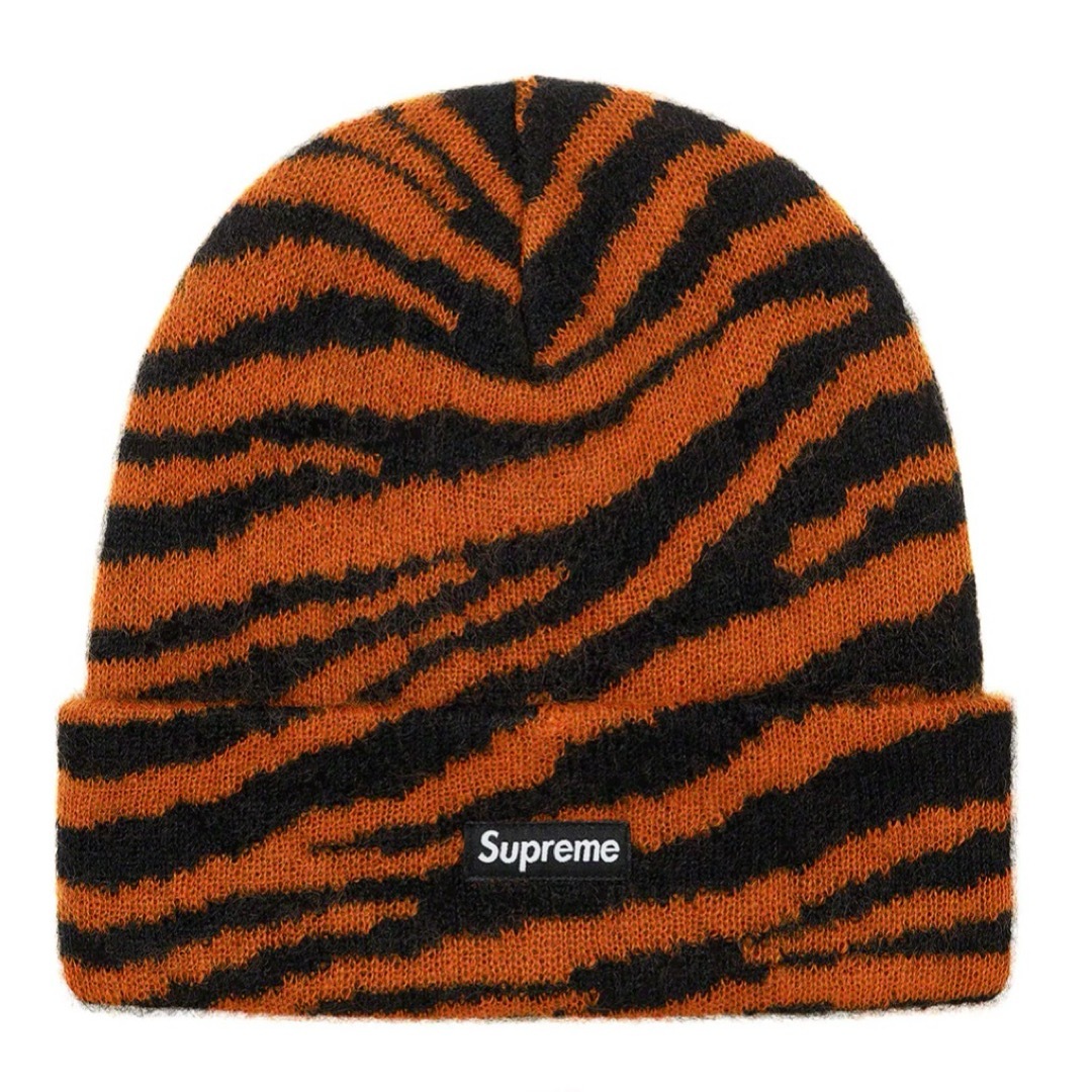 Supreme(シュプリーム)のSupreme Mohair Beanie Tiger Stripe ビーニー メンズの帽子(ニット帽/ビーニー)の商品写真