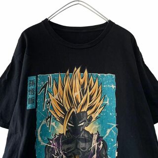 ドラゴンボール孫悟飯プリント半袖Tシャツ/メンズL f(Tシャツ/カットソー(半袖/袖なし))