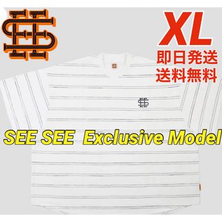 ワンエルディーケーセレクト(1LDK SELECT)の【48H限定】SEESEE SUPER BIG DOUBLE STRIPE(Tシャツ/カットソー(半袖/袖なし))