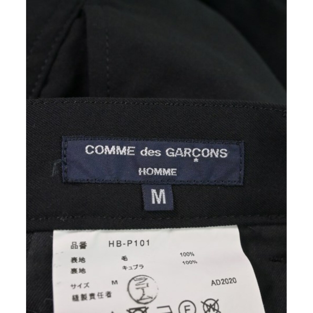 COMME des GARCONS HOMME(コムデギャルソンオム)のCOMME des GARCONS HOMME スラックス M 黒 【古着】【中古】 メンズのパンツ(スラックス)の商品写真