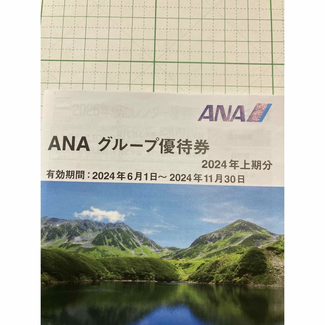 ANA(全日本空輸)(エーエヌエー(ゼンニッポンクウユ))のANA 株主優待券2枚 チケットの優待券/割引券(その他)の商品写真