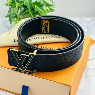 ルイヴィトン(LOUIS VUITTON)の希少　ルイヴィトン　NBA サンチュール　LV イニシャル　リバーシブル　ベルト(ベルト)