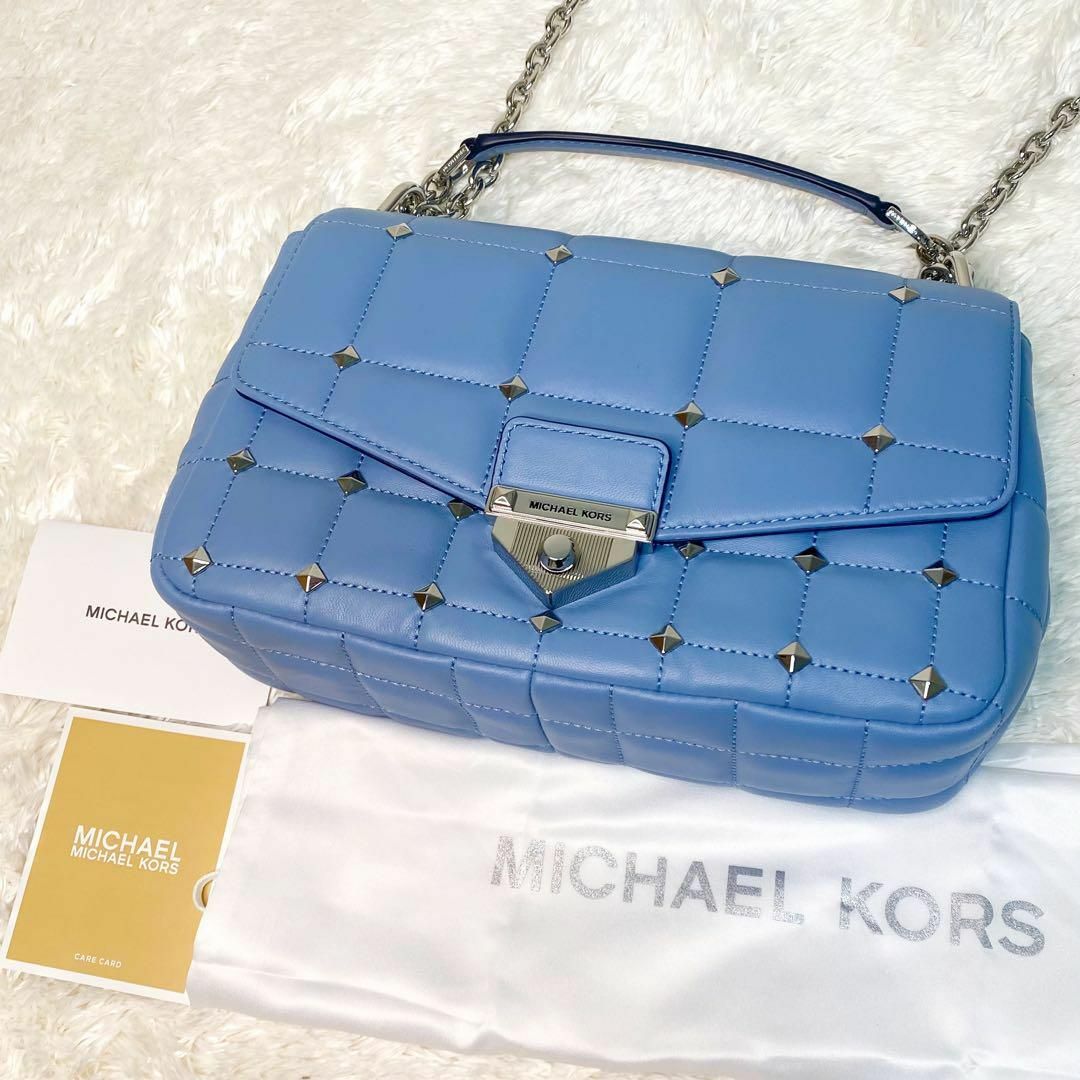 Michael Kors(マイケルコース)の【未使用級】　マイケルコース　SOHO ショルダーバッグ　スタッズ　レザー レディースのバッグ(ショルダーバッグ)の商品写真