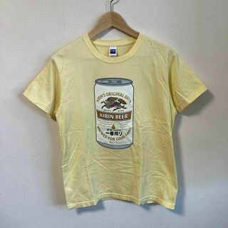 KIRIN 麒麟　ビール　酒　Tシャツ プリント　イエロー　黄色　M メンズ(Tシャツ/カットソー(半袖/袖なし))