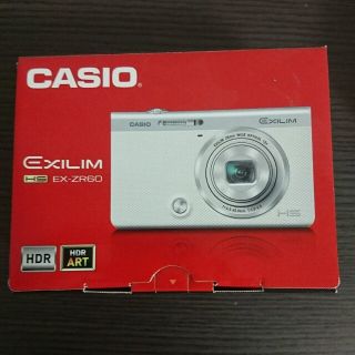 カシオ(CASIO)の未使用自撮り可☆CASIO EXILIM ex-zr60(コンパクトデジタルカメラ)