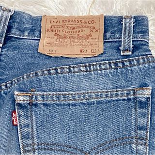 リーバイス(Levi's)のリーバイス501 デニム W29L33 80S USA製 刻印524 裾上げ有(デニム/ジーンズ)