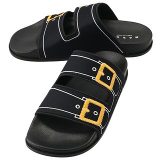 マルニ(Marni)のマルニ/MARNI シューズ メンズ RUBBER SLIDE サンダル BLACK 2024年春夏新作 SAMR004902-P6395-00N99(サンダル)