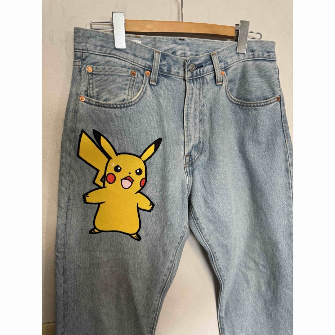 Levi's(リーバイス)の551Z リーバイス　ポケモン ピカチュウ  ジーンズ　デニム　W31 美品 メンズのパンツ(デニム/ジーンズ)の商品写真